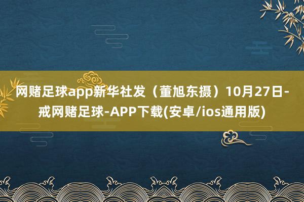 网赌足球app　　新华社发（董旭东摄）　　10月27日-戒网赌足球-APP下载(安卓/ios通用版)